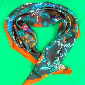 Saks 5th Ave silk scarf $9